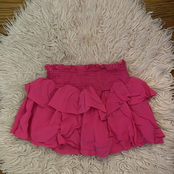Frankie’s on the Girls tiered pink skirt - Picture 2 of 2